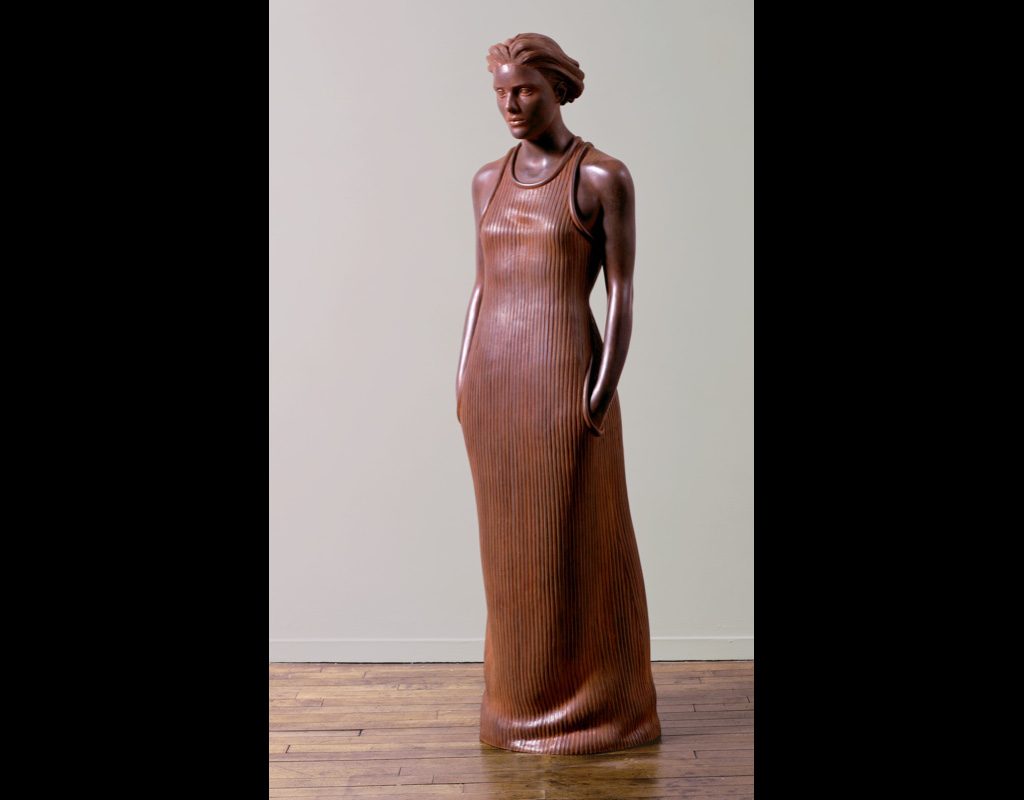 1 of 14: Figure in Stripes, 2001, Carbon Steel6'5" x 19" x 20"