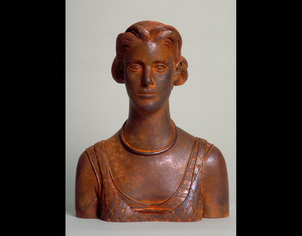 4 of 14: Bust Urn, 2000, Carbon Steel10½" x 8½" x 4½"