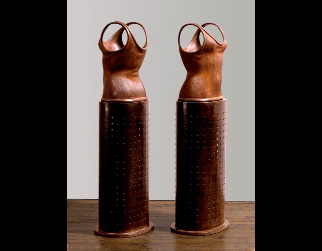 12 of 14: Twin Torso Vessels, 2000, Carbon Steel22½" x 15¾" x 13¼"