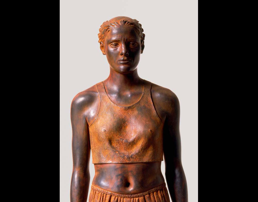 14 of 14: Athlete, 1995, Carbon Steel6'2" x 18½" x 12½"