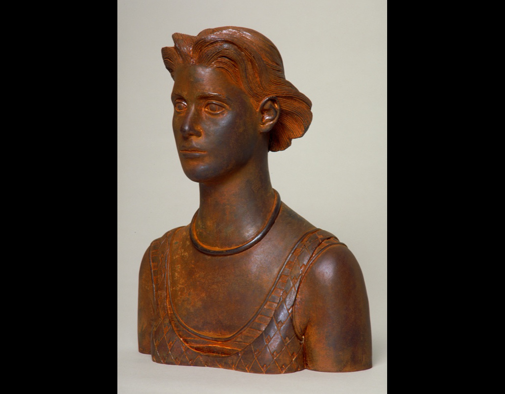 6 of 14: Bust Urn, 2000, Carbon Steel10½" x 8½" x 4½"